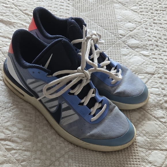 Nike Shoes - Women's Nike Air Max Vapor Wing Blue White Coral  Spring Athletic Shoes 9.5